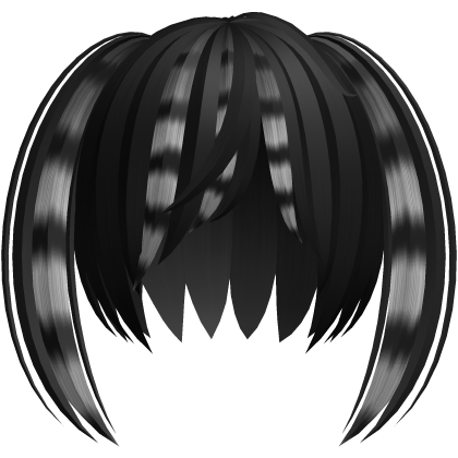 black white vkei moe scene pigtails