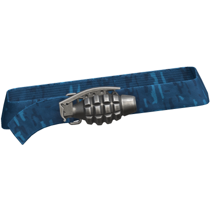 Y2k Grunge Grenade Belt Blue Camo 3.0 Roblox item