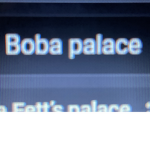 Boba. Palace