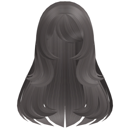 ♡ kawaii ash brown long flowy hair