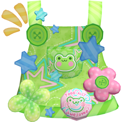 Cute Kawaii Clover Frog Overalls 3.0 ☘️🐸 Roblox item