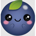 I am blueberry face