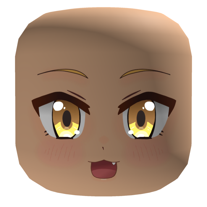 Yellow Eyes Happy Face