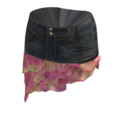 Vintage Designer Skirt | Peach thumbnail