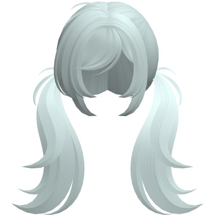 teal alt spiky moe overgrown pigtails