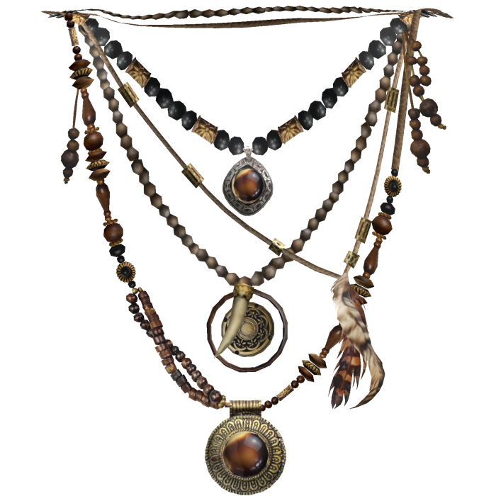 Gaian🏺1.0 Esoteric Bead Amulet Earthy Necklace