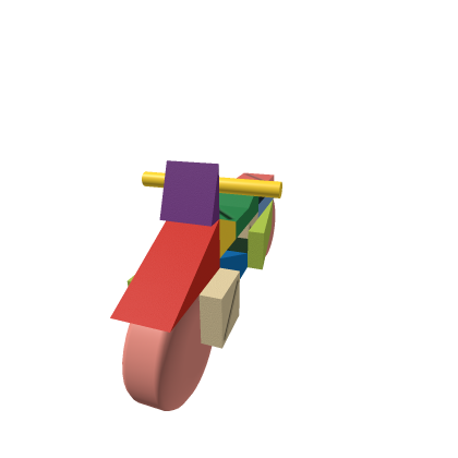 rainbow motorcycle