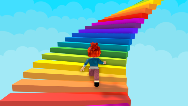 Easy Parkour Obby 🌈 screenshot 1
