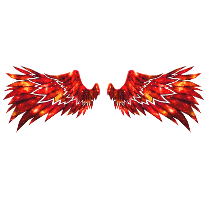 Cartoony Red Galaxy Angel Wings🌌 Roblox item