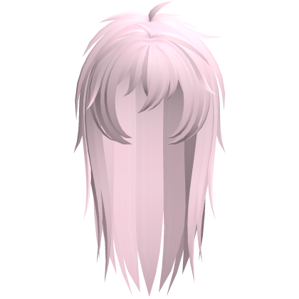 emo vkei moe scene messy hair pink