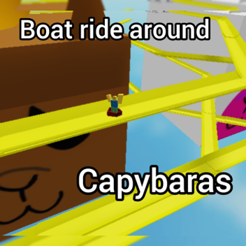 Boat ride around Capybaras