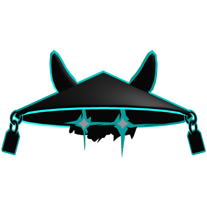 Soft Blue Samurai Hat Roblox item