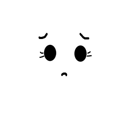 Cute sorry face Roblox decal
