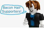 bacon hair supporting