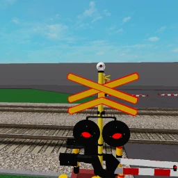 Indonesia railroad crossing icon