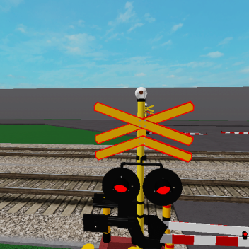 Indonesia railroad crossing