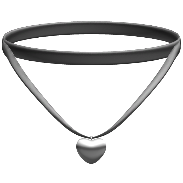gray christmas heart pendant 3.0