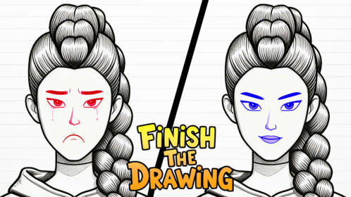 أكمل الرسم! 🎨