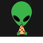 Aliens love pizza