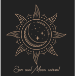 Moon and sun united
