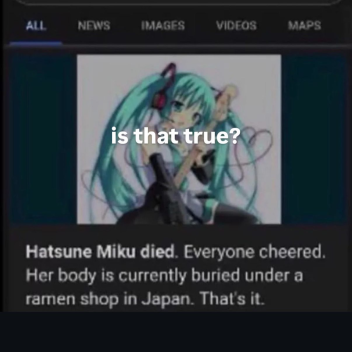 Hatsune miku funeral