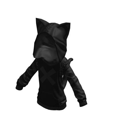 Kitty Hoodie Blackout