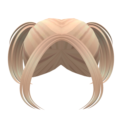 Cute Short Blonde Pigtails Roblox item