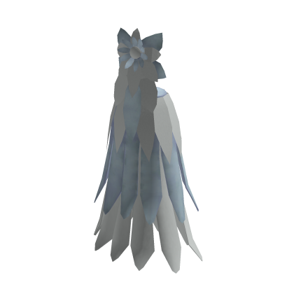 Silver flower garden gala dress thumbnail