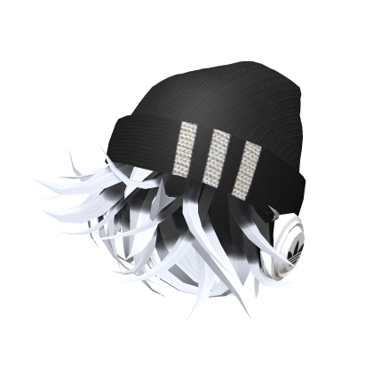 adidas x Rush Hair and Beanie (Black to White)