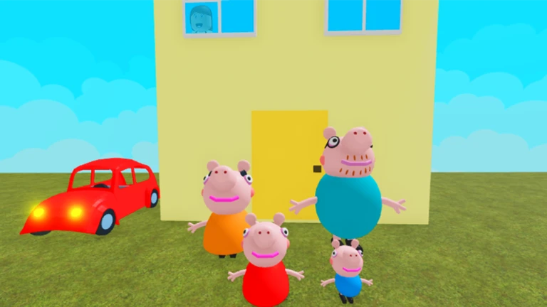 🏃Survive & Escape The Family Pig House