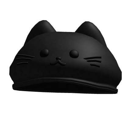 ♡ cute kitty black beret
