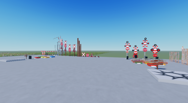 Build a Romanian Railroad Crossing (Trains) screenshot 1