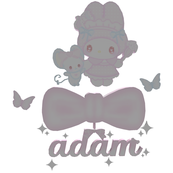 ♡ adam hair clip