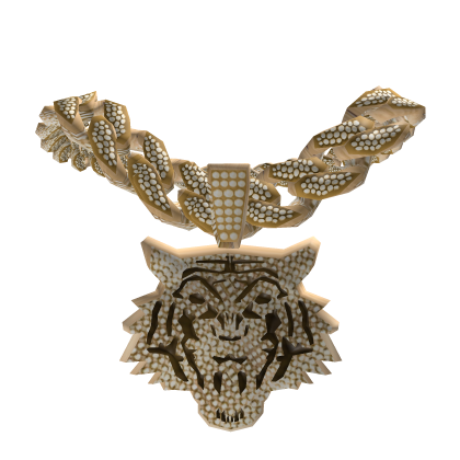 Iced Golden Tiger Chain - Block thumbnail