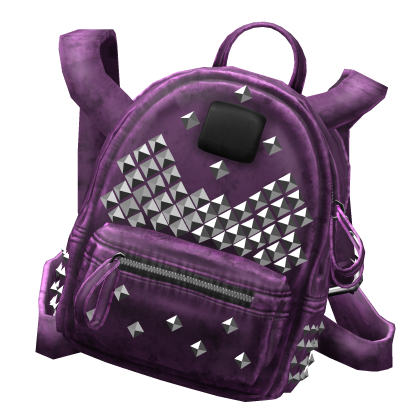 (1.0) Purple Rhinestone Off-Shoulder Backpack Roblox item