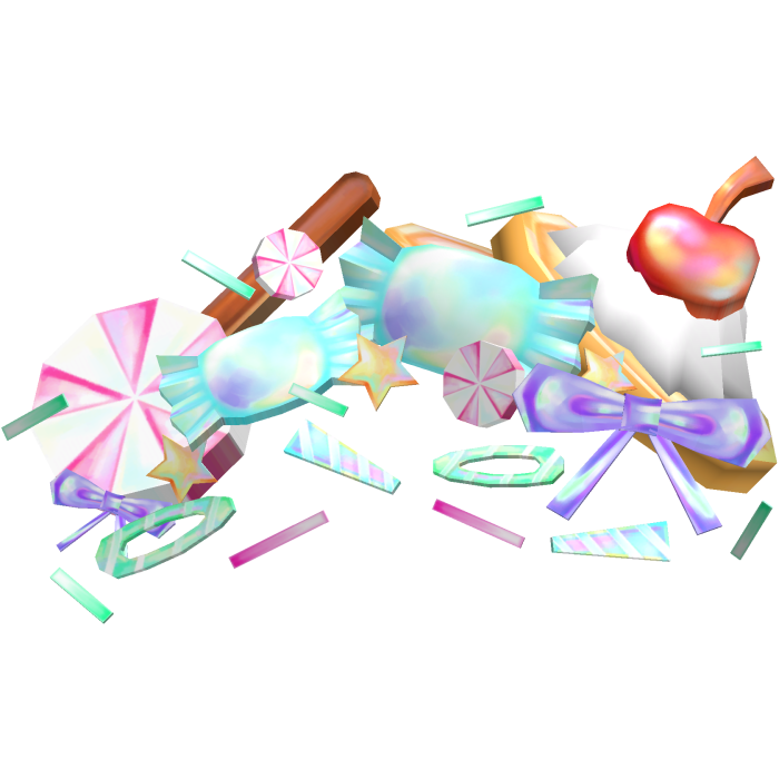 cluttered decora harajuku candy hat yummy