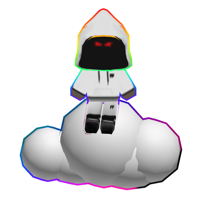 Cartoony Cloud Foltyn Buddy Rainbow