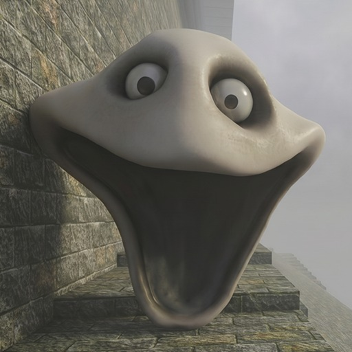 Climb Scary Worm Pyramid