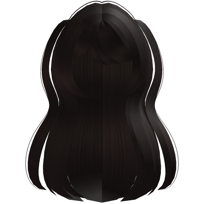 . ‿ ♡ adorable long hair w pigtails in brown