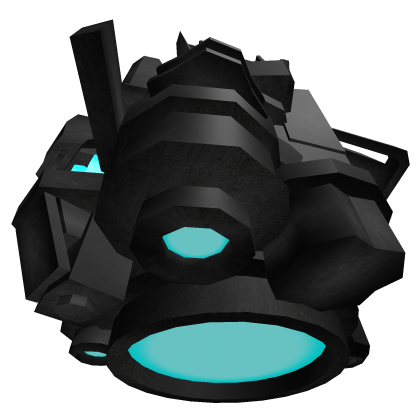 Cyan Left R6 Holdable Hand Laser Cannon [Glow]
