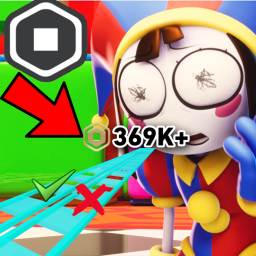[🤑RBX OBBY!] 🎪DIGITAL CIRCUS GLASS BRIDGE!