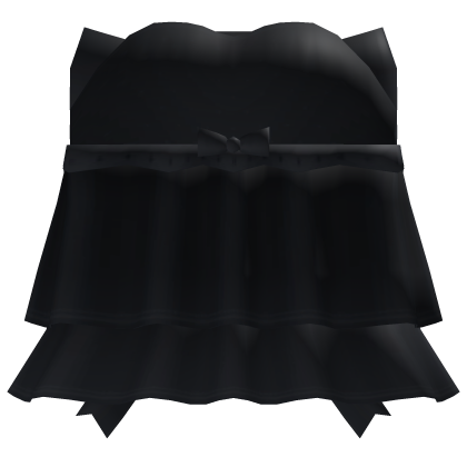 cute ruffled dress w/ bow black