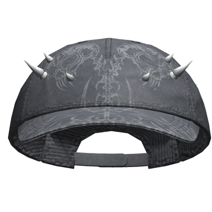 Dual Skeleton Skater Cap Faded Blue