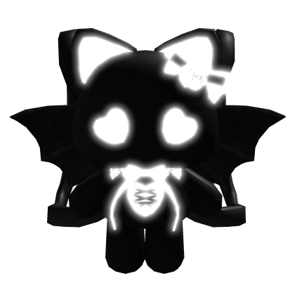 (GLOWING) Bat Cat Gothic backpack in black (3.0)