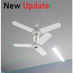 Wobbly ceiling fans room (For make videos) icon