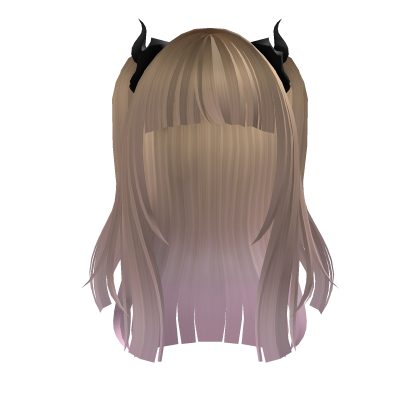 Liz-kyun Rizu Horns Twin Tails Blonde Ombre Roblox item