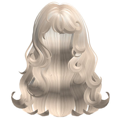 Wavy Curly Long Blonde Hair Roblox item