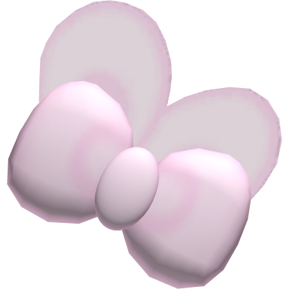 Cute Kawaii Pastel Pink Numnom Bow  Roblox item