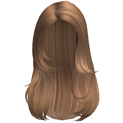 Caramel Long Side Part Layered Blowout Hair Roblox item