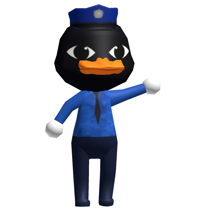 Officer Duckman Animal Hospital Left Shoulder Pal